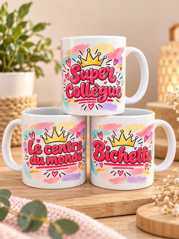 Mug personnalisé - Cadeau original - Message au choix