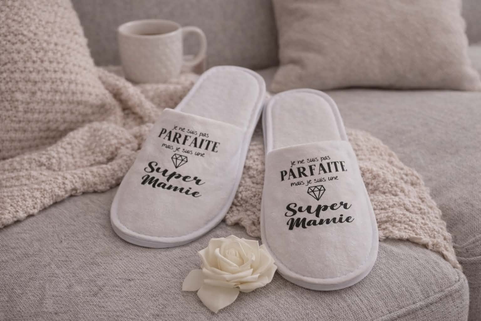 Chaussons personnalisé - Modèle diamant