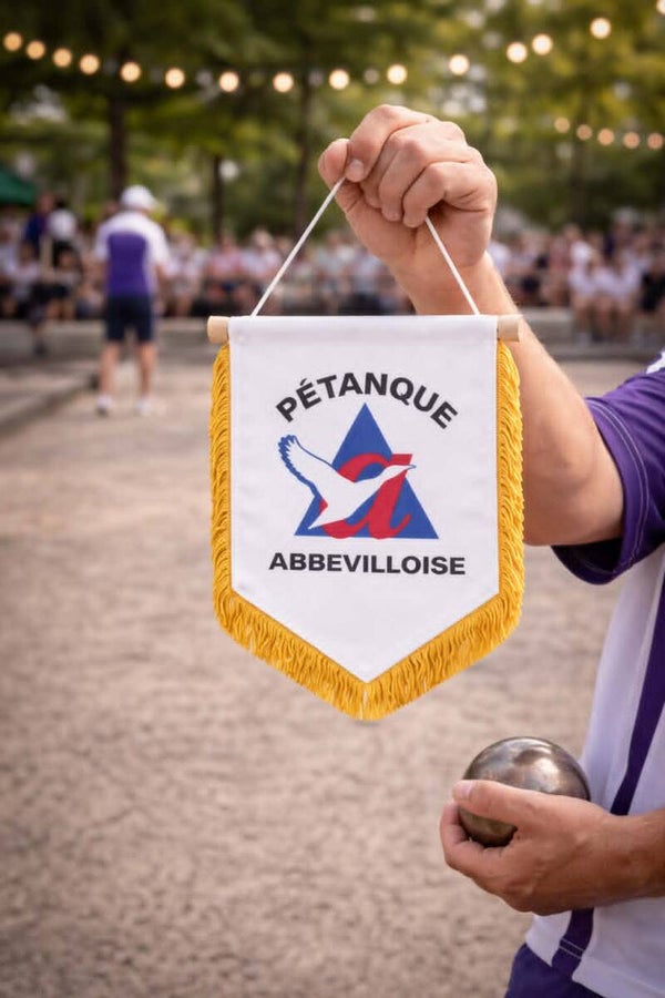 Fanion personnalisé - Modèle logo