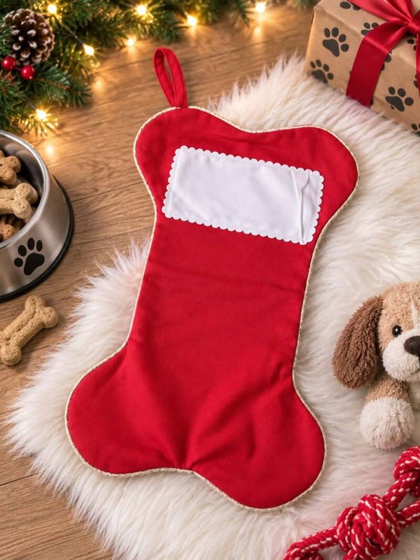Botte/Chaussette de Noël personnalisée - Modèle os