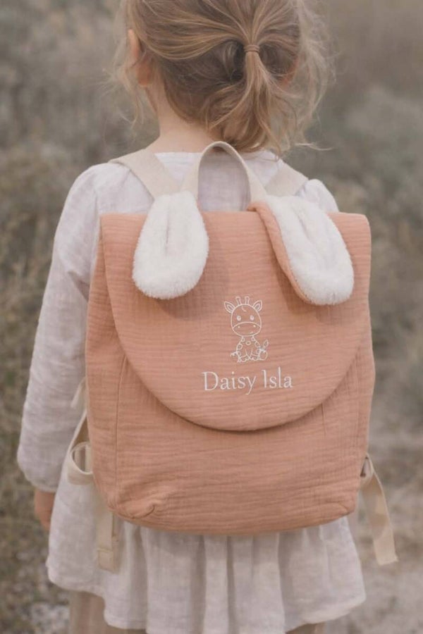 Sac à dos lapin personnalisé - Modèle girafe