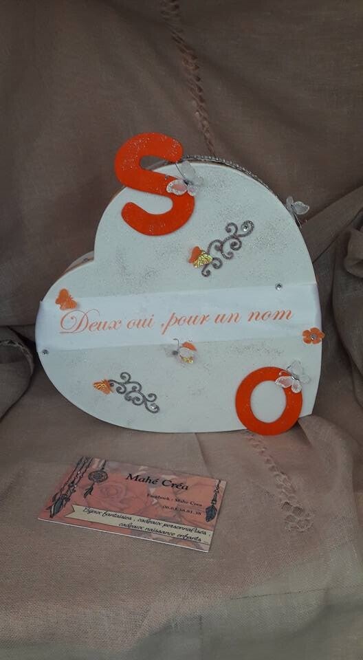 Thème papillon - Blanc/Orange