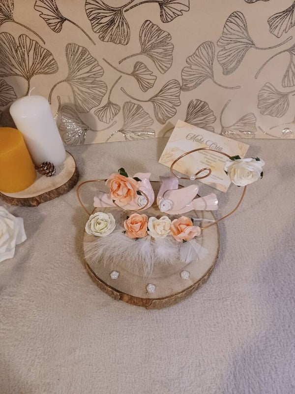 Porte alliances - Modèle oiseau