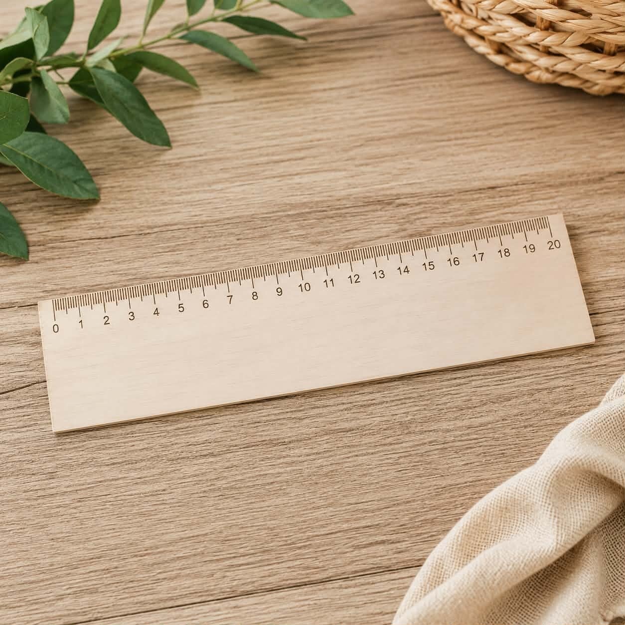 Règle en bois personnalisée - Modèle 100% personnalisable selon vos souhaits