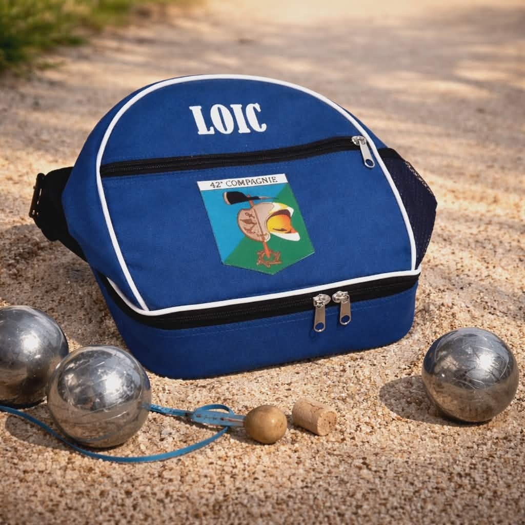 Sacoche de pétanque personnalisée - Modèle logo