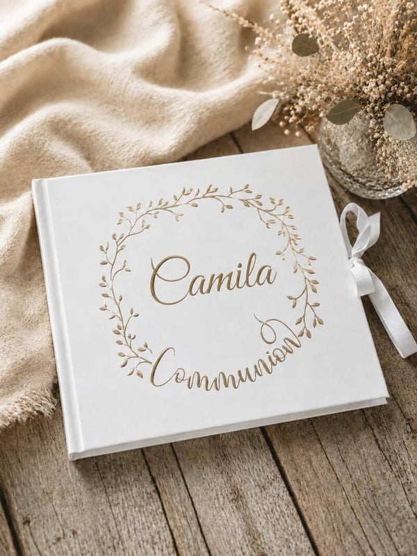 Livre d'or personnalisé - Modèle communion