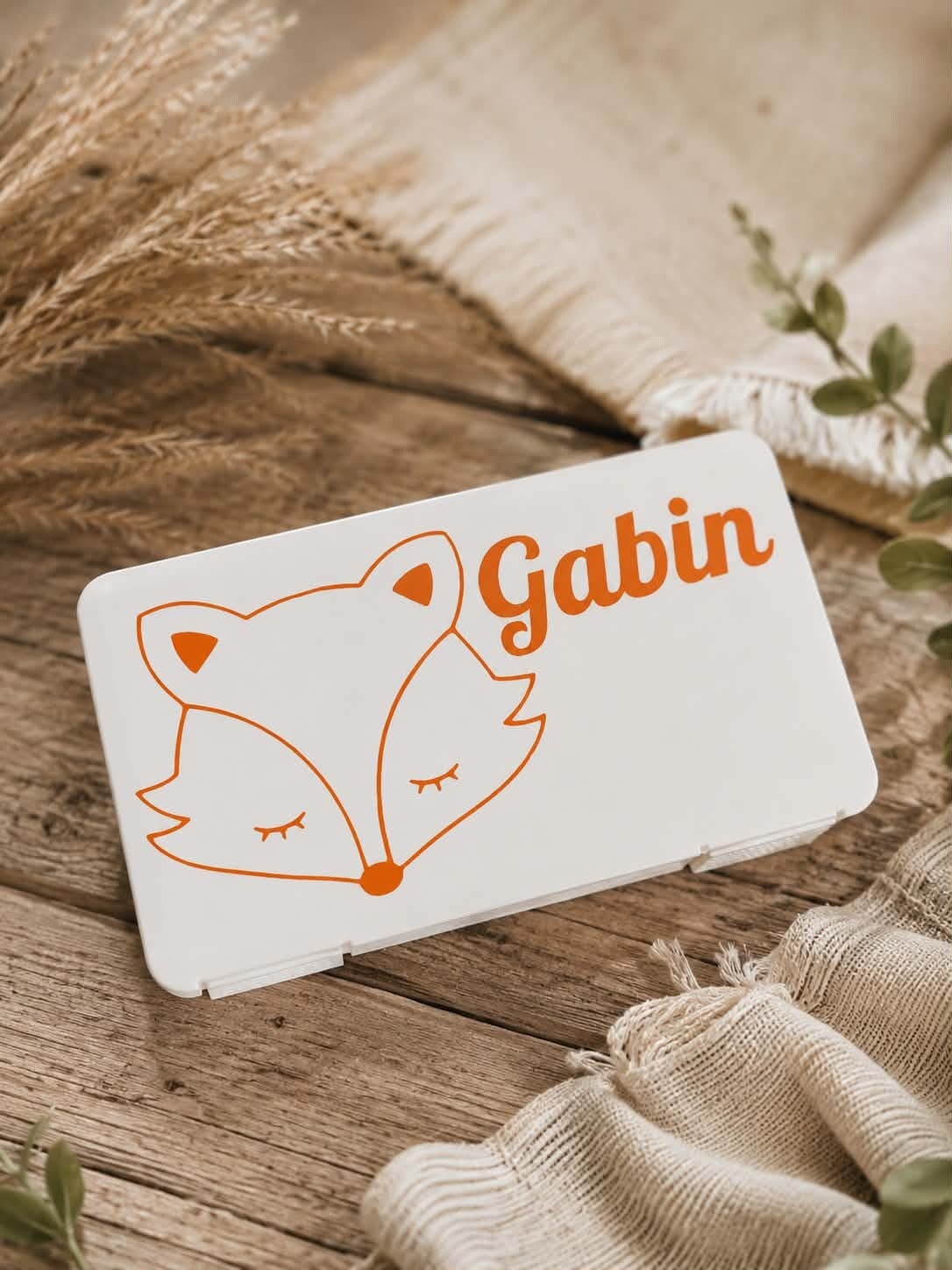Boîte à bons points personnalisée - Modèle tête de renard