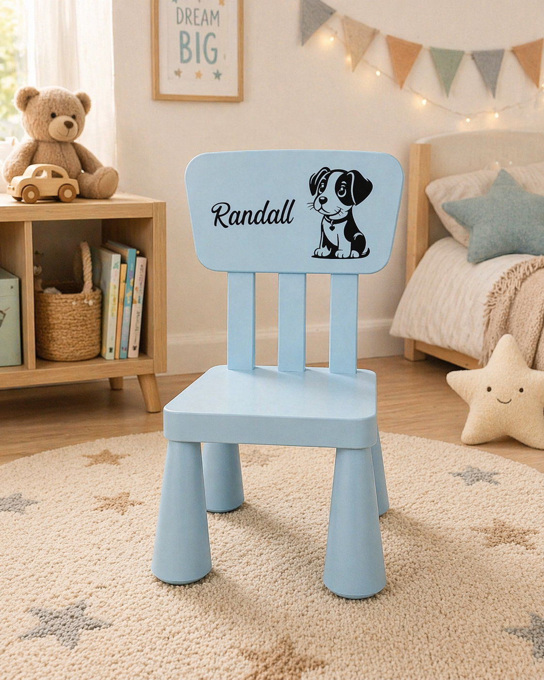 Chaise personnalisée - Modèle chien