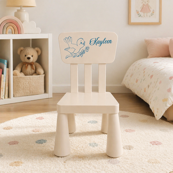 Chaise personnalisée - Modèle oiseau