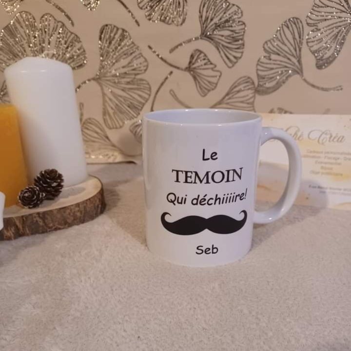 Mug personnalisé - Modèle moustache