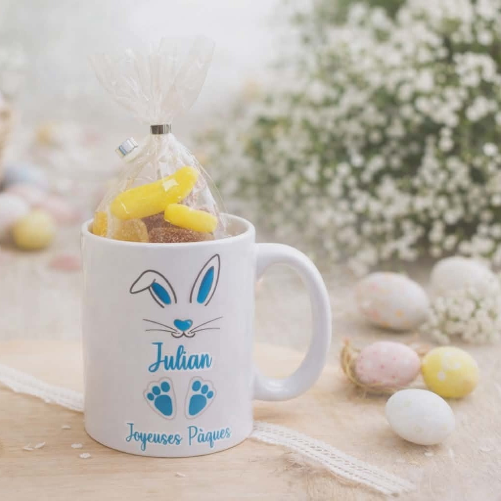 Mug personnalisé - Modèle lapin