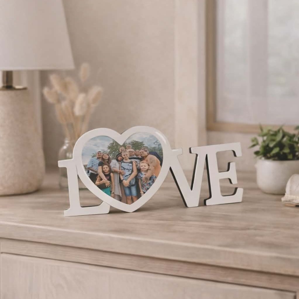 Cadre "LOVE" personnalisé - Modèle photo