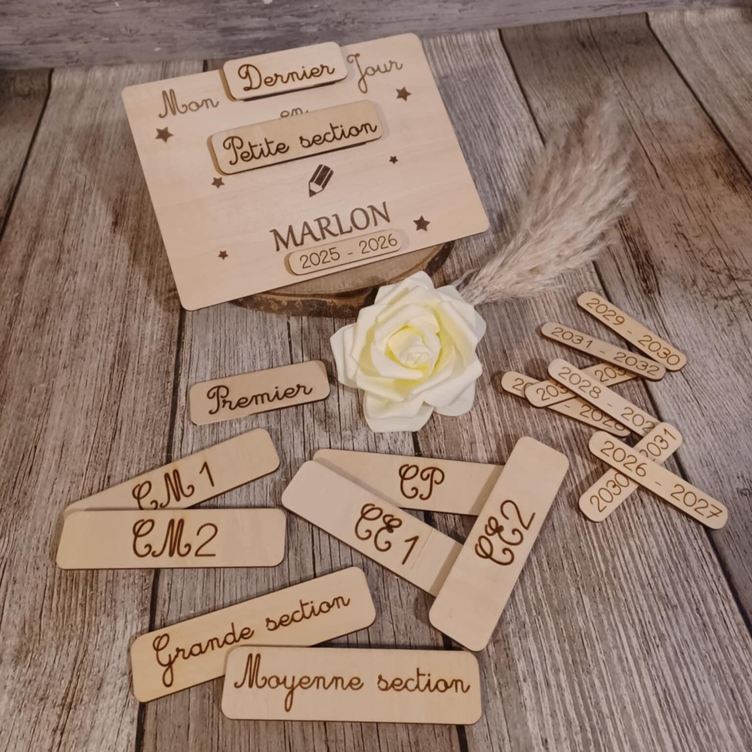 Pancarte rentrée scolaire - Modèle réutilisable