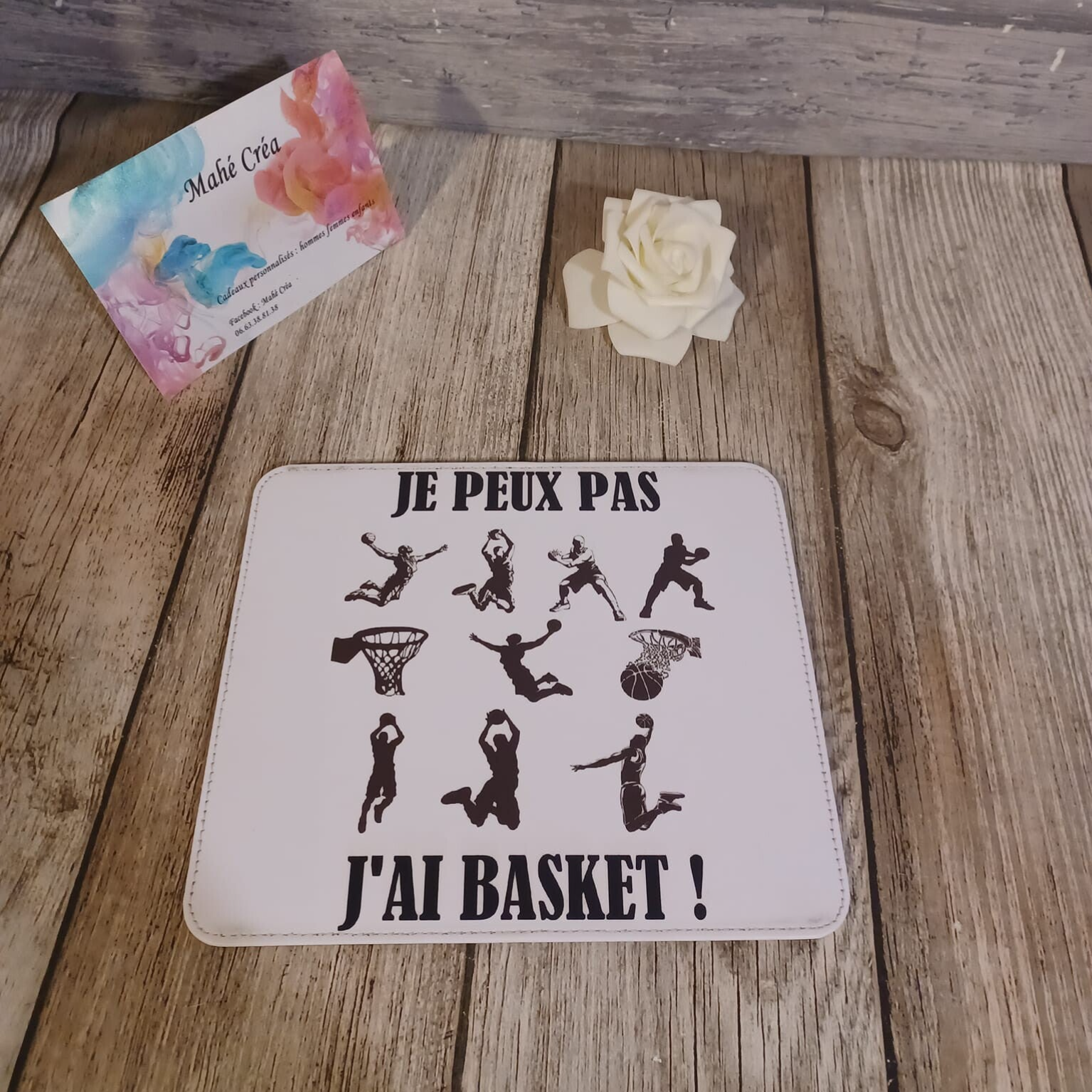 Tapis de souris personnalisé - Modèle basketteur