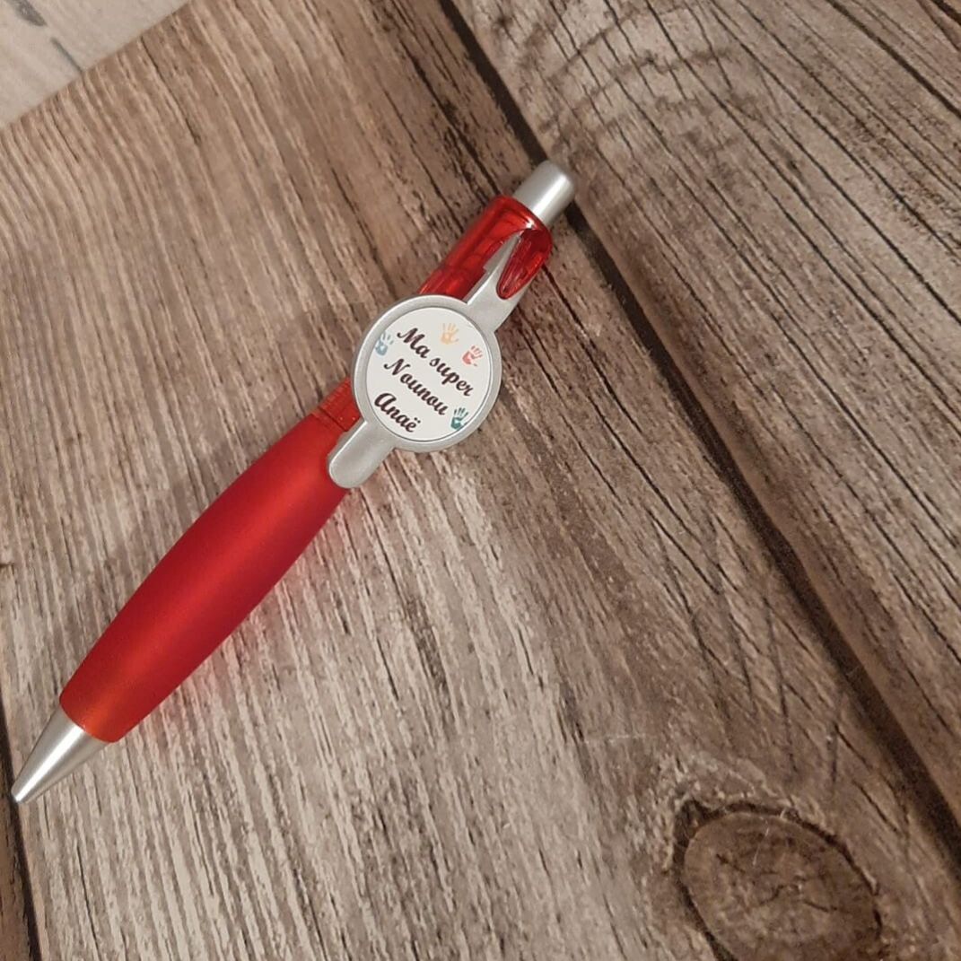 Stylo personnalisé - Modèle mains de peinture enfant