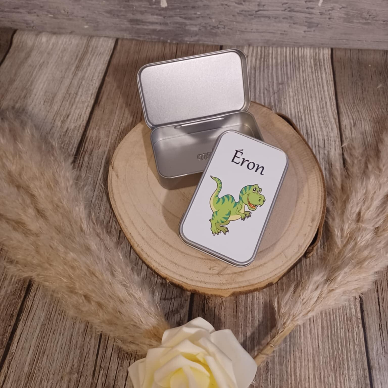 Boîte à bons points personnalisée - Modèle dinosaure