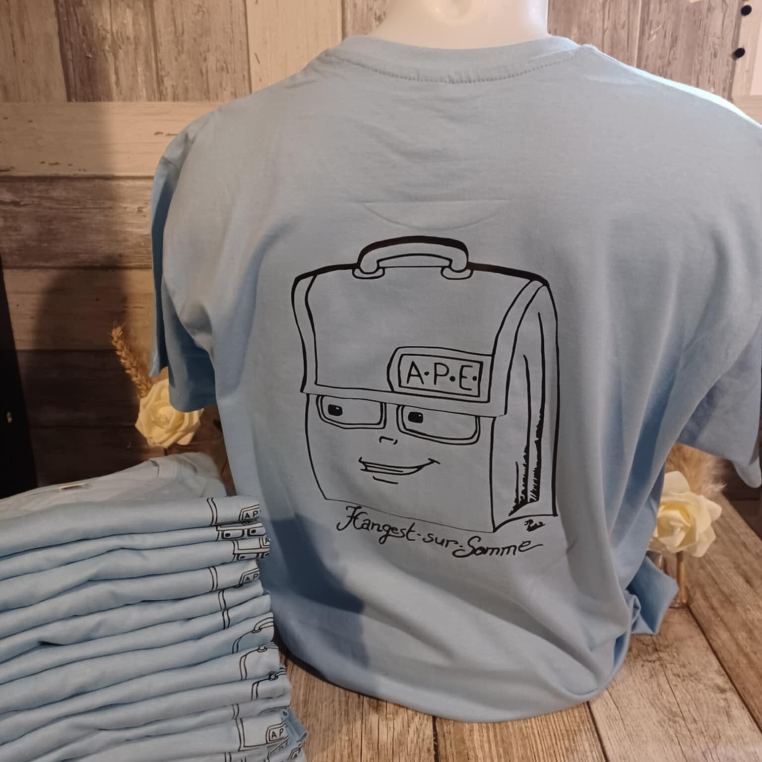 T-shirt adulte personnalisé - Modèle logo