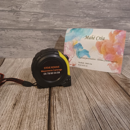 Mètre personnalisé - Modèle texte