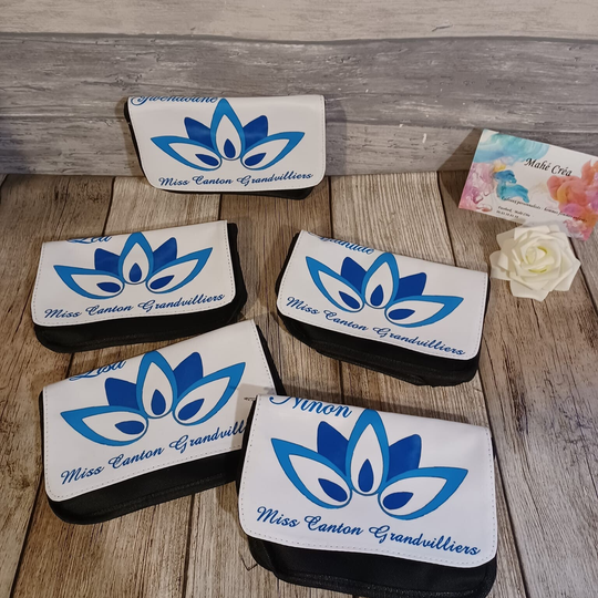 Trousse de toilette personnalisée - Modèle logo