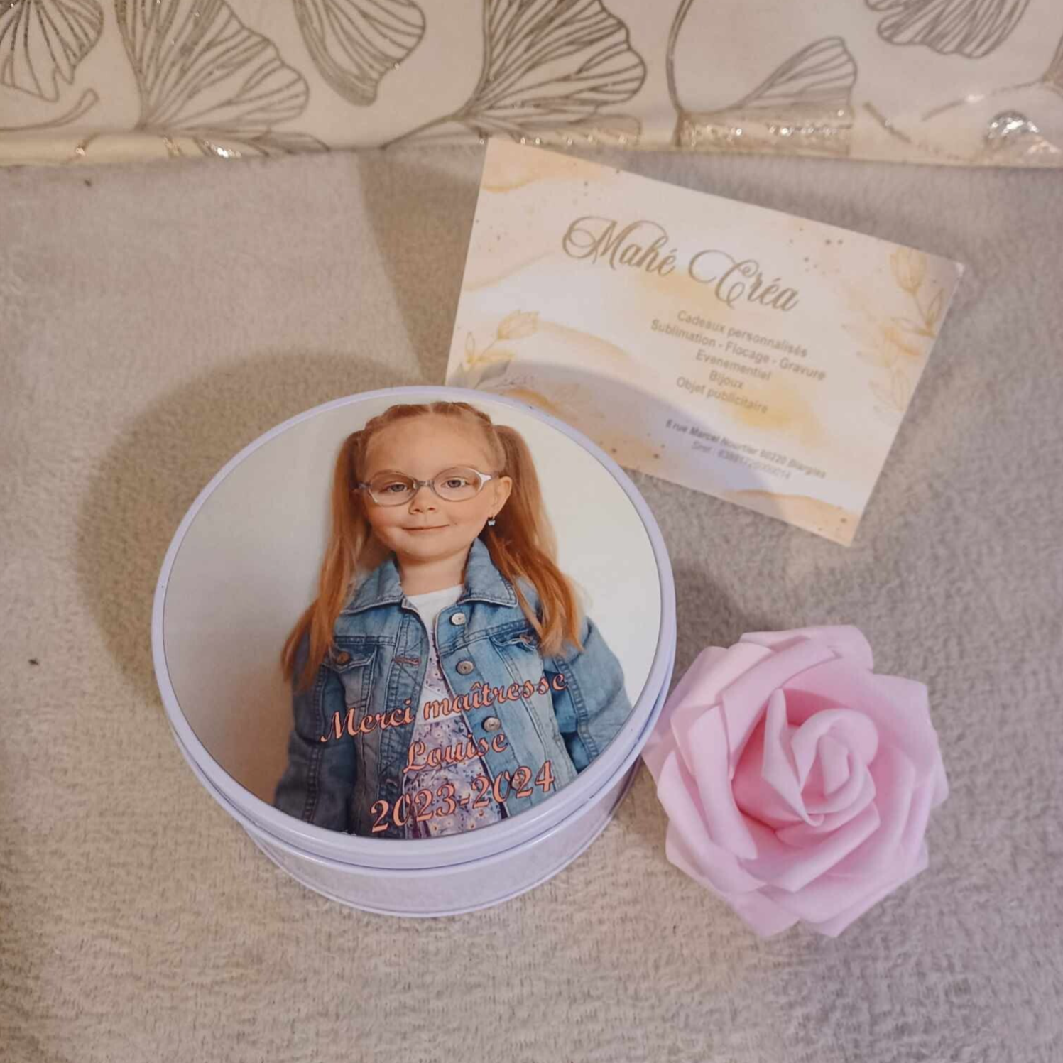 Boite personnalisée - Modèle photo