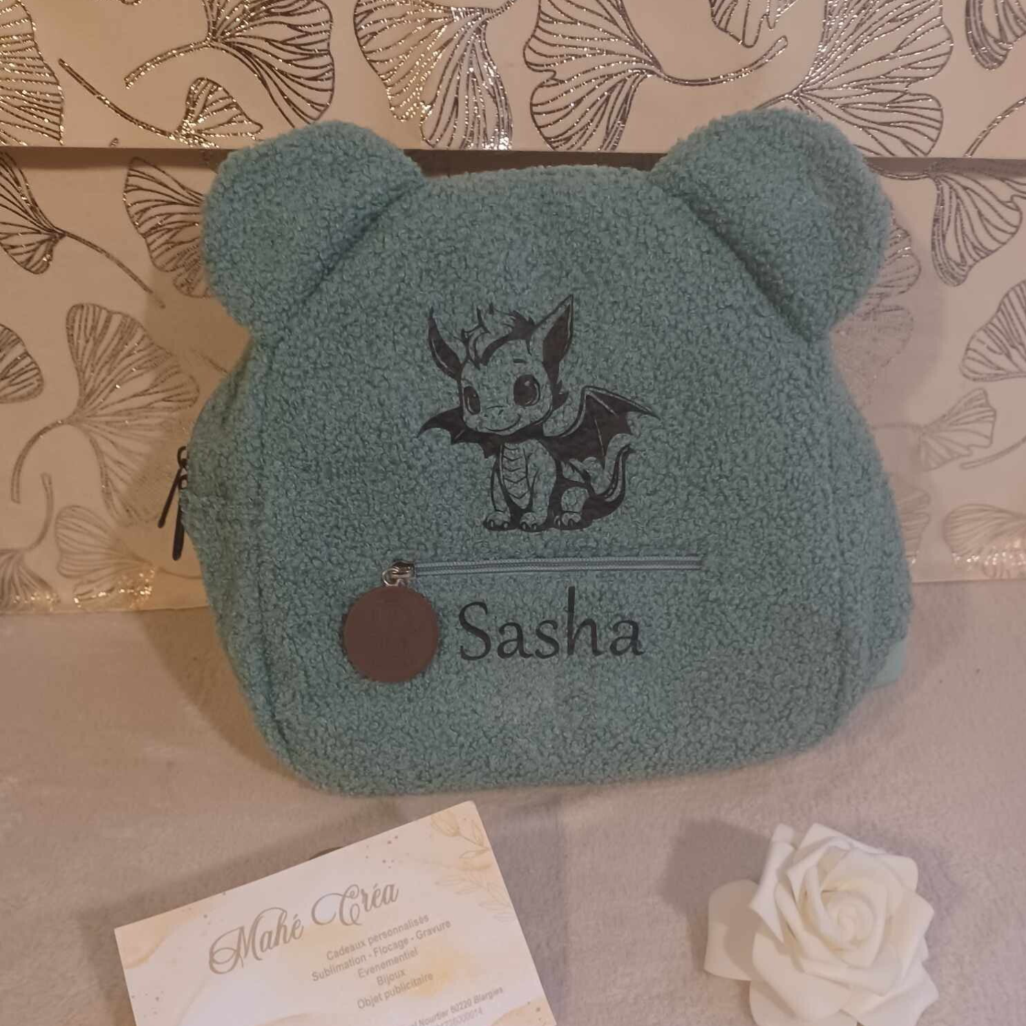 Sac à dos ourson personnalisé - Modèle dragon