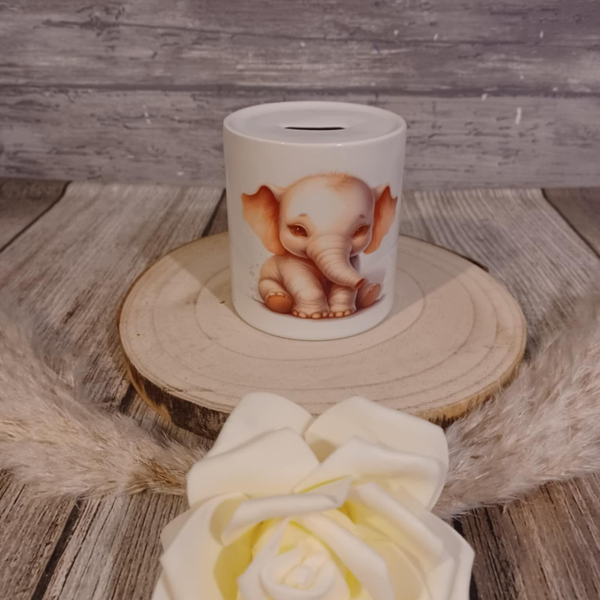 Tirelire personnalisée - Modèle éléphant 2