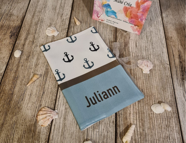 Protège carnet de santé personnalisé - Modèle ancre