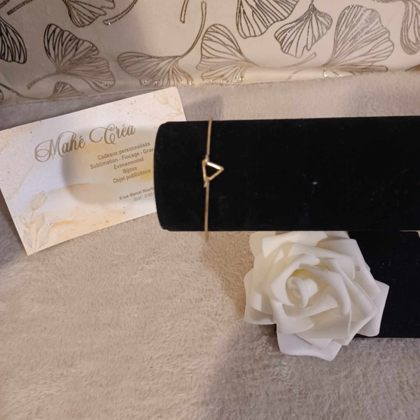 Bracelet jonc - Modèle triangle