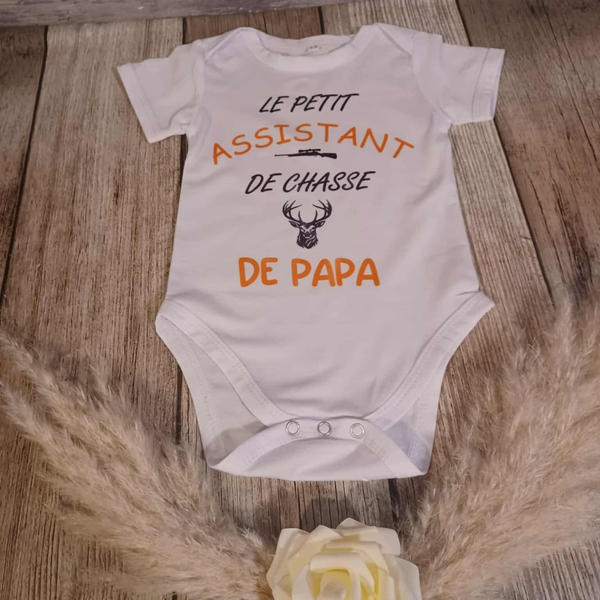 Body personnalisé - Modèle fusil et cerf