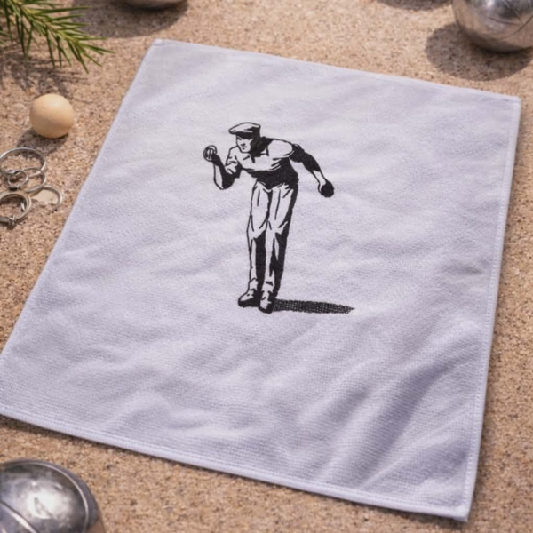 Chiffon personnalisé - Modèle joueur de pétanque 2