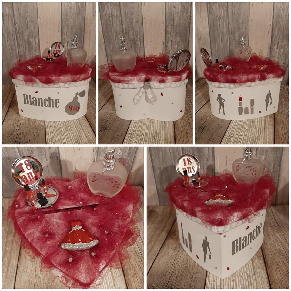 Thème mode - Blanc/Bordeaux/Argenté