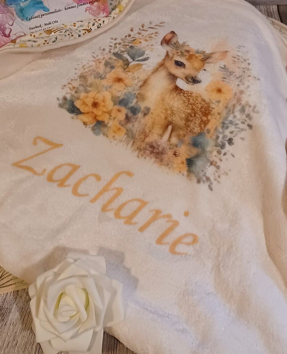 Couverture personnalisée - Modèle biche