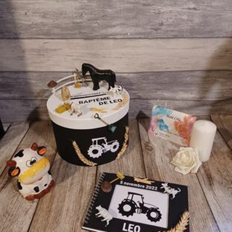 Thème animaux ferme - Noir/Blanc