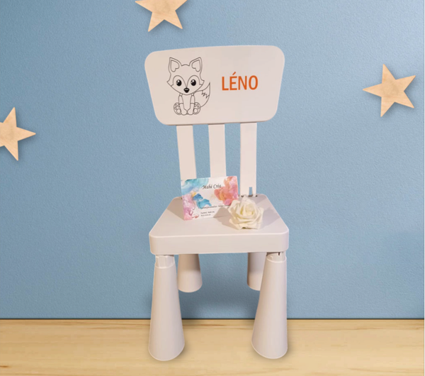 Chaise personnalisée - Modèle renard