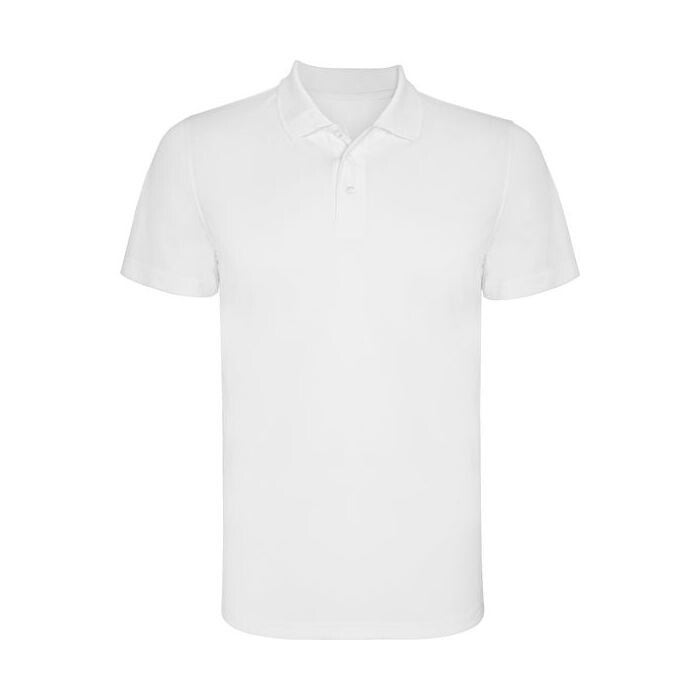 Polo unisexe adulte blanc microperforé sublimation- Modèle 100% personnalisable selon vos souhaits