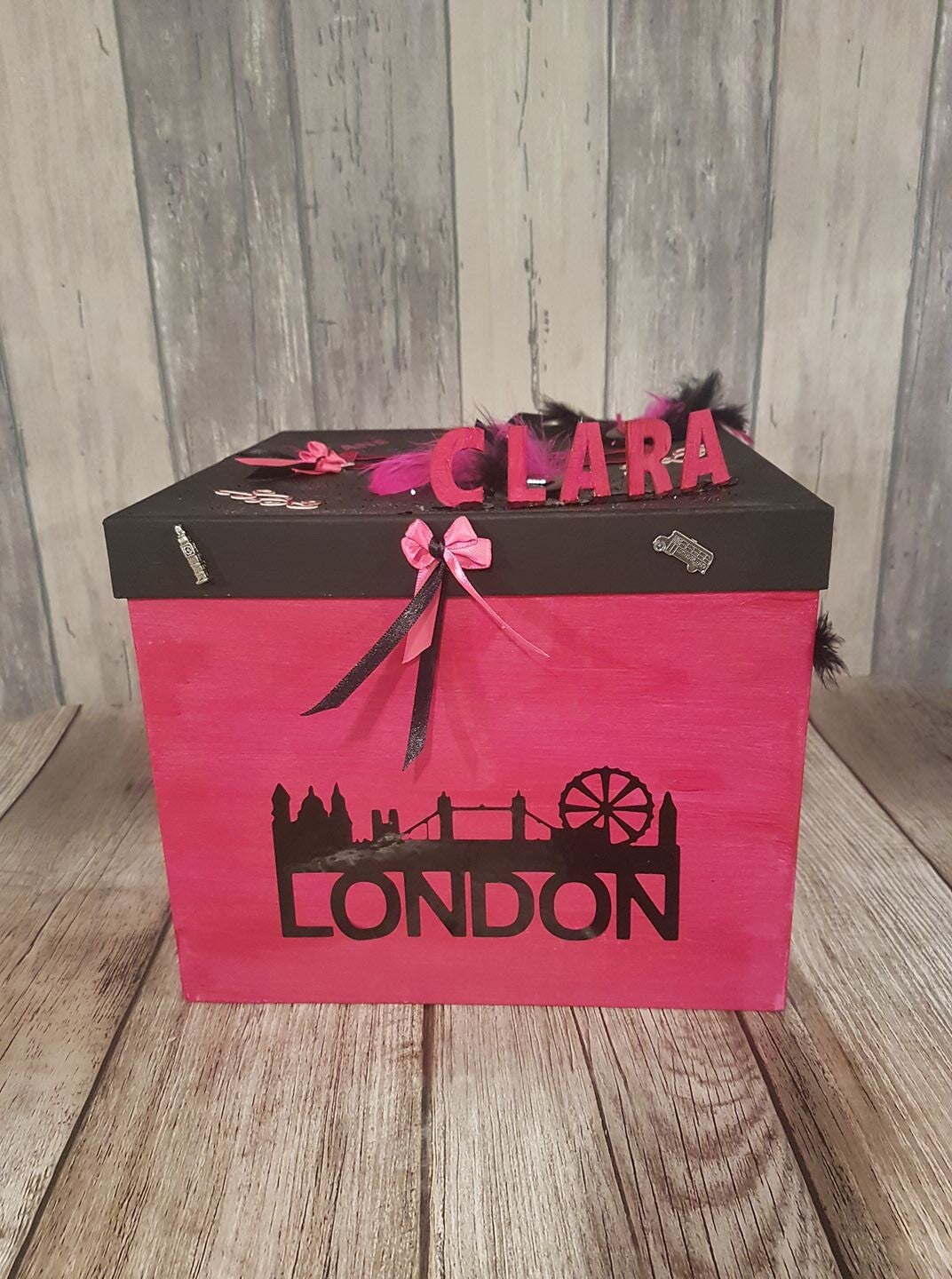 Thème Londres - Noir/Rose