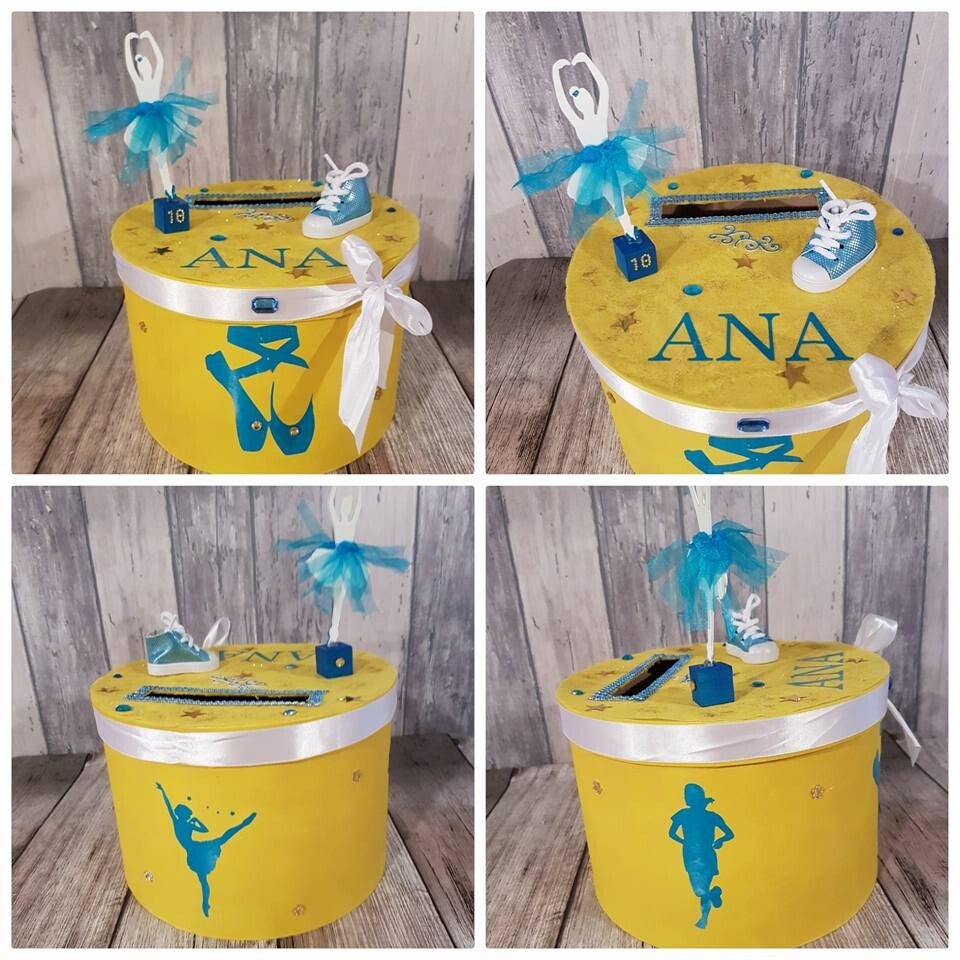 Thème danse/course à pied - Bleu/Jaune