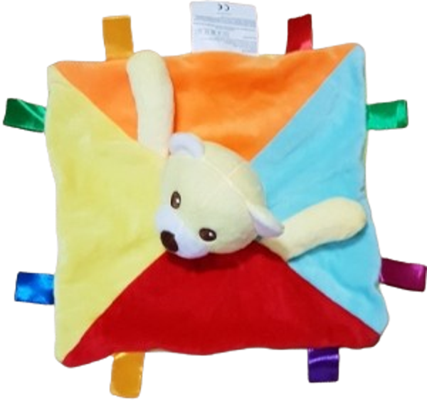 Doudou à personnalisé - Modèle ours multicolore