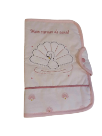 Protège carnet de santé personnalisé - Modèle cygne