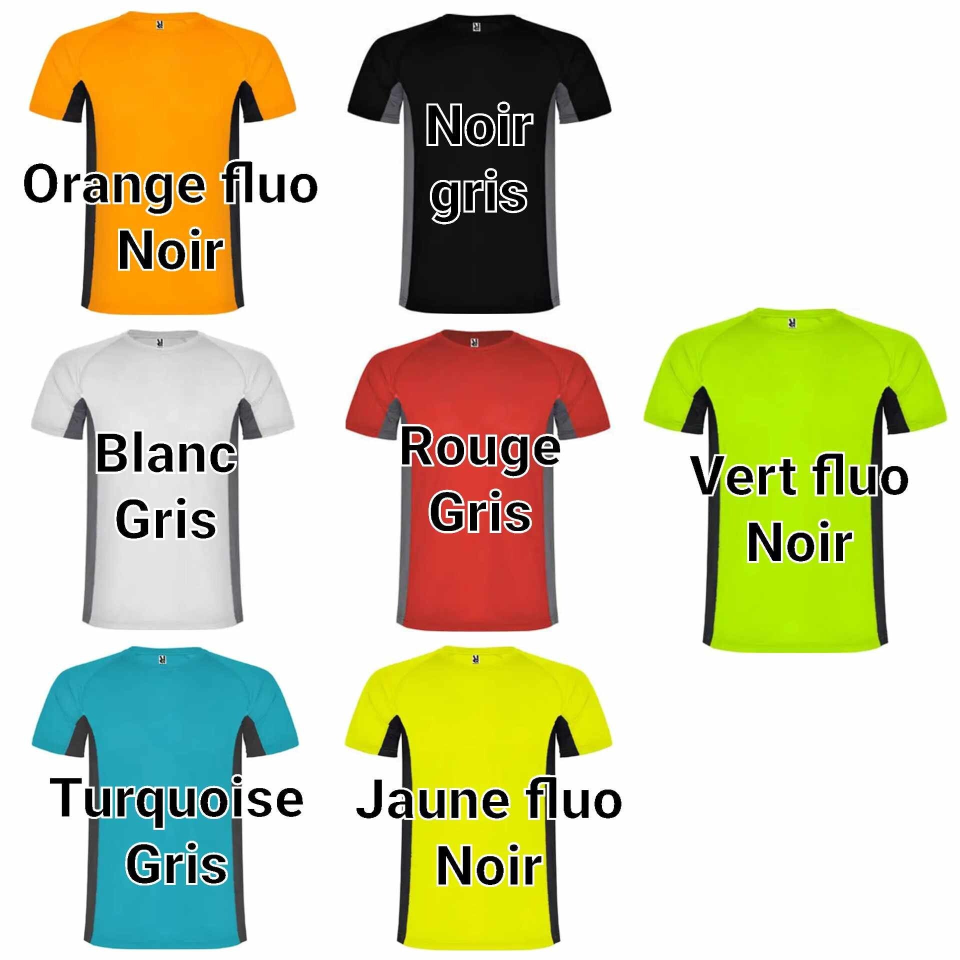 T-shirt bicolore personnalisé - Modèle 100% personnalisable selon vos souhaits