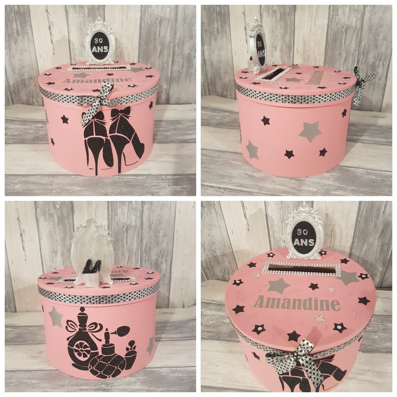 Thème mode - Noir/Rose/Argent