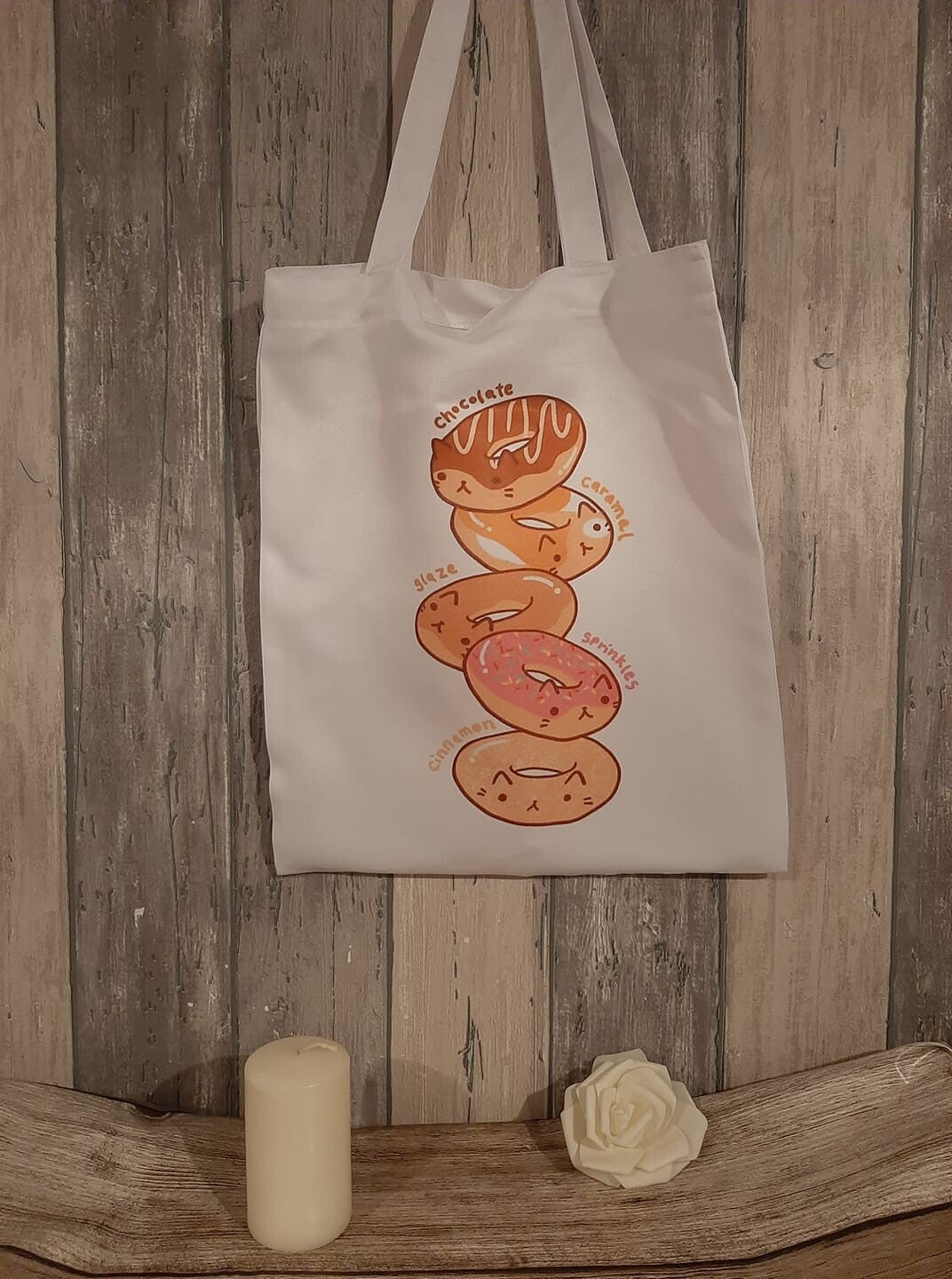 Tote bag personnalisé - Modèle donut