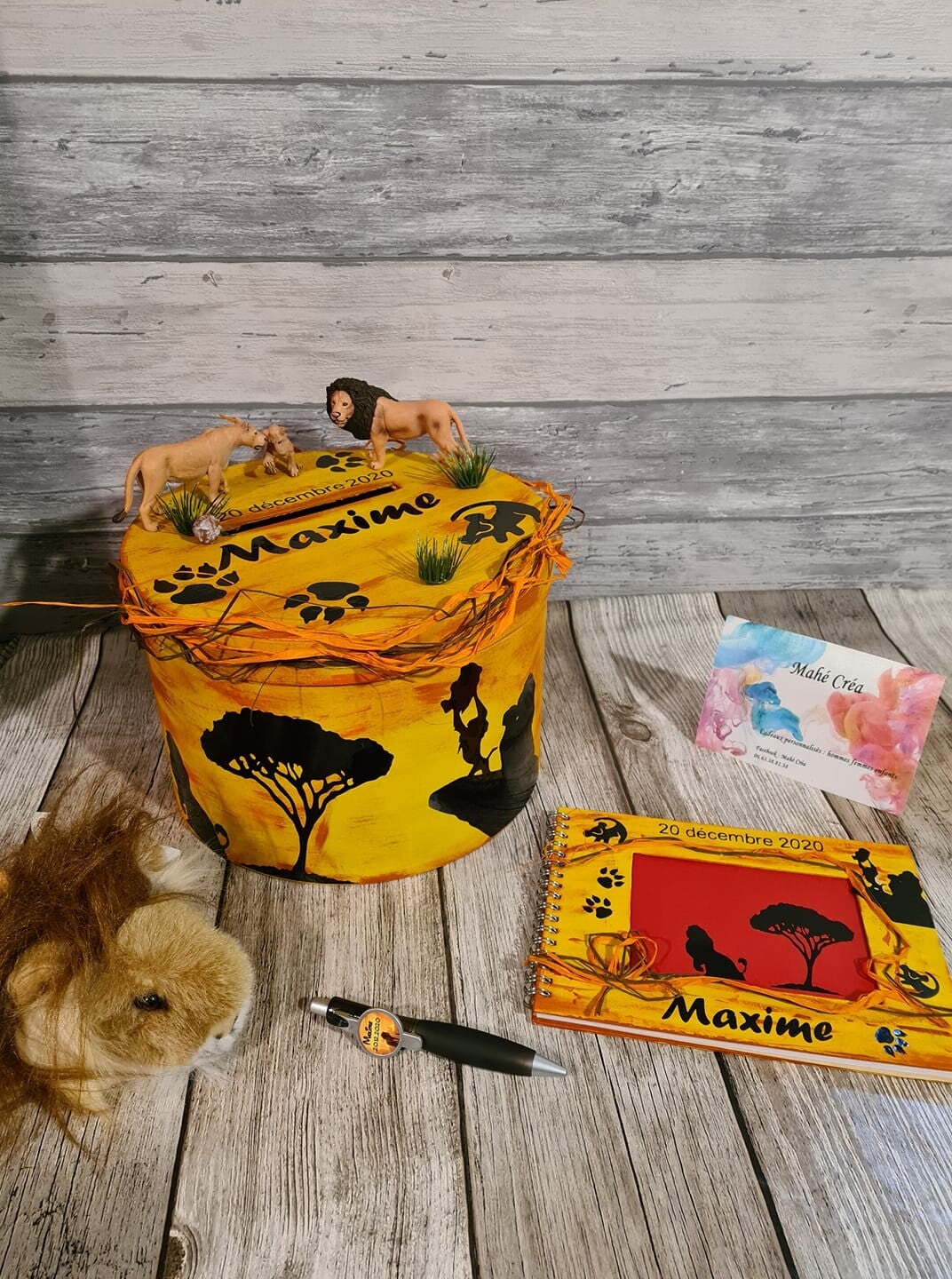 Thème Roi Lion - Orange/Marron/Noir