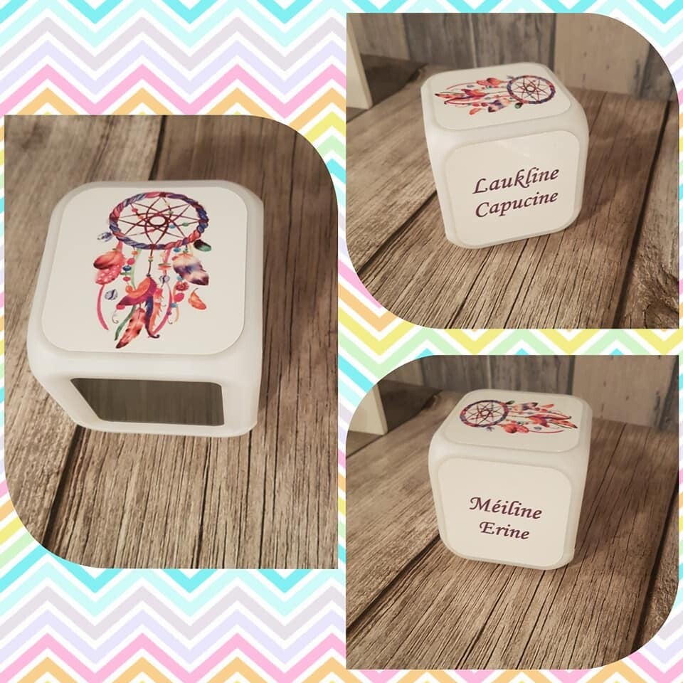 Réveil personnalisé - Modèle attrape-rêve