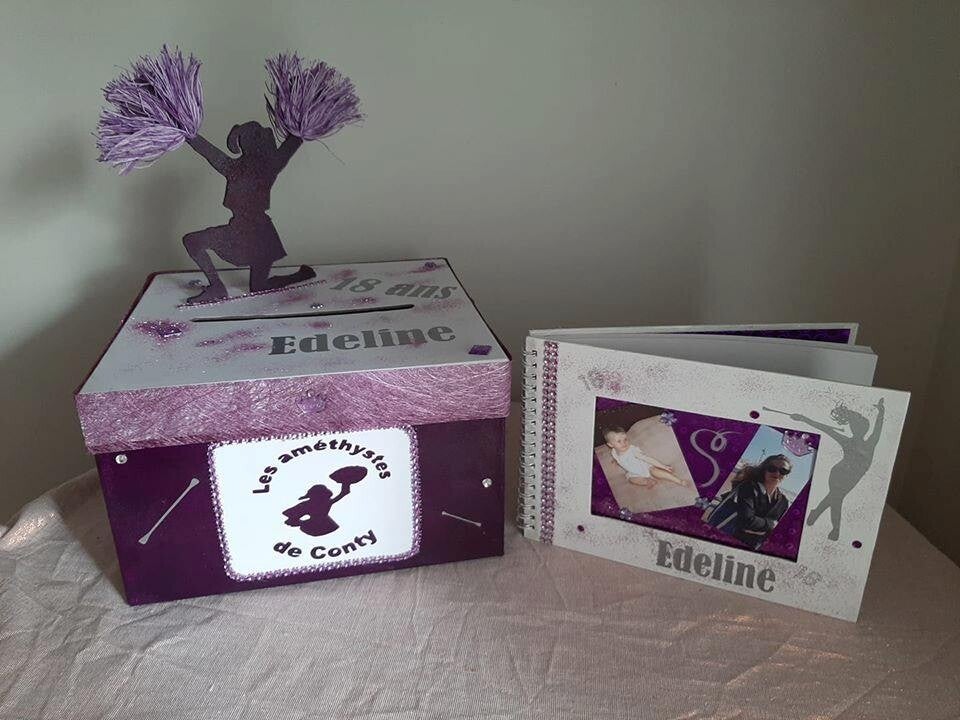 Thème majorette - Violet/Blanc