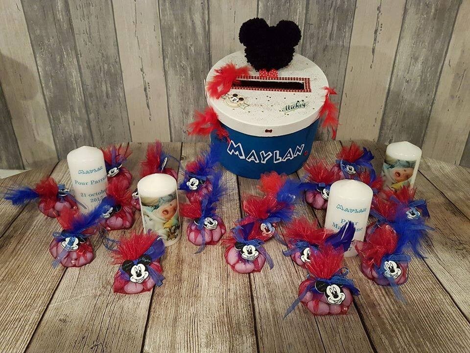 Thème Mickey - Blanc/Bleu électrique/Rouge