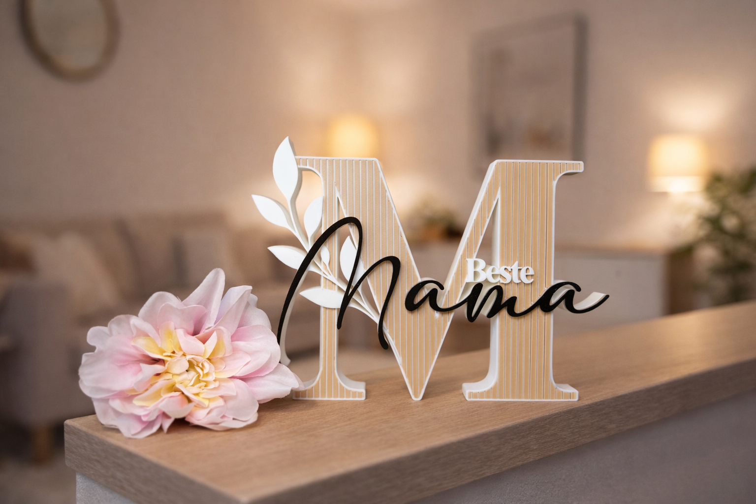 Schriftzug „Beste Mama / Papa / Oma / Opa