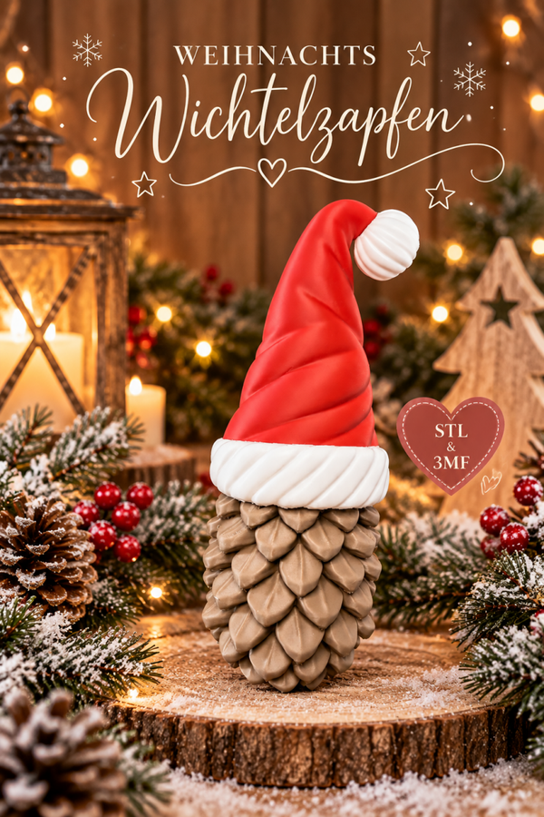 Weihnachts-Wichtelzapfen