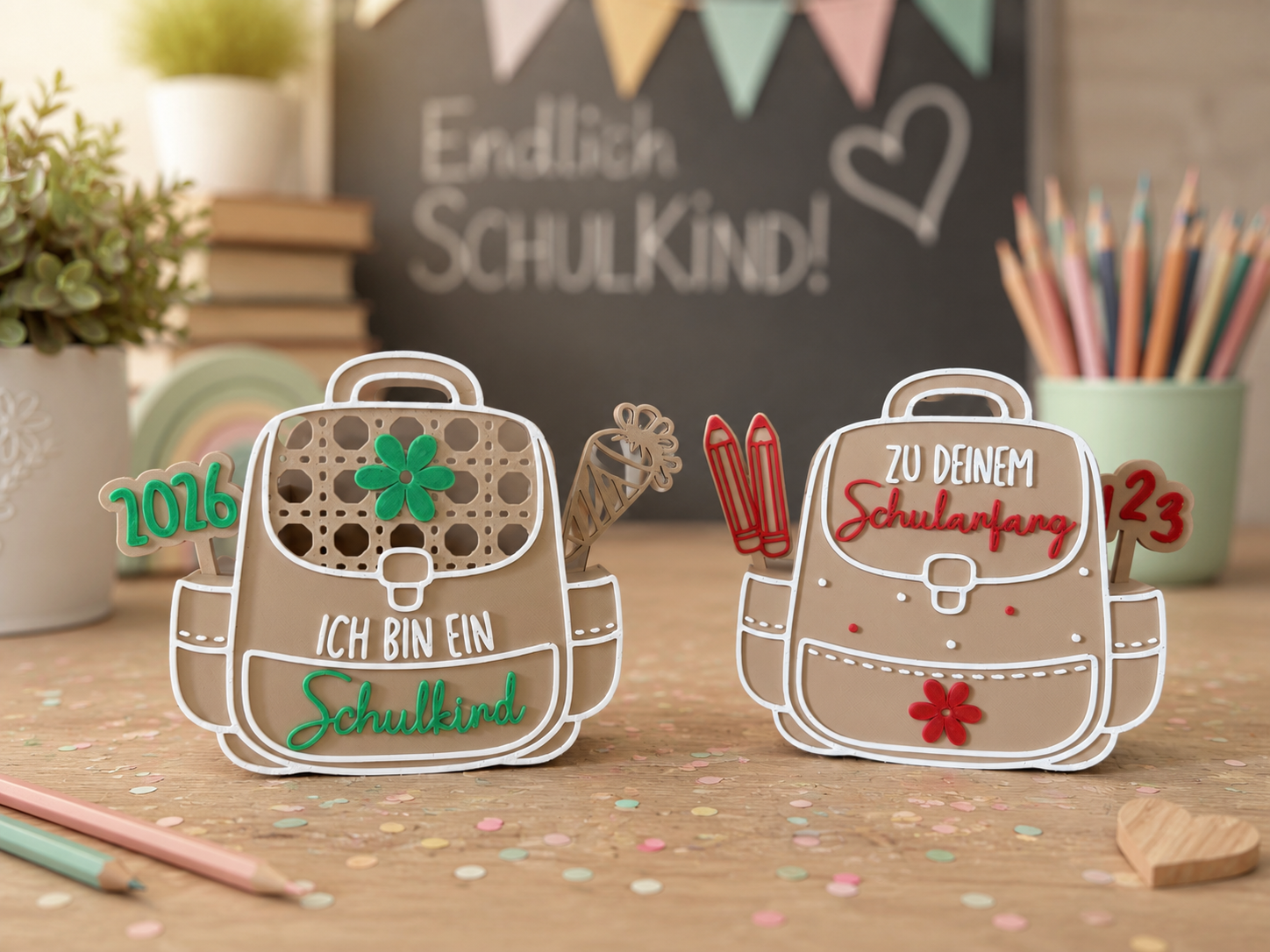 Kleiner Geschenkkorb zur Einschulung