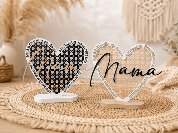 Herzaufsteller „Mama“